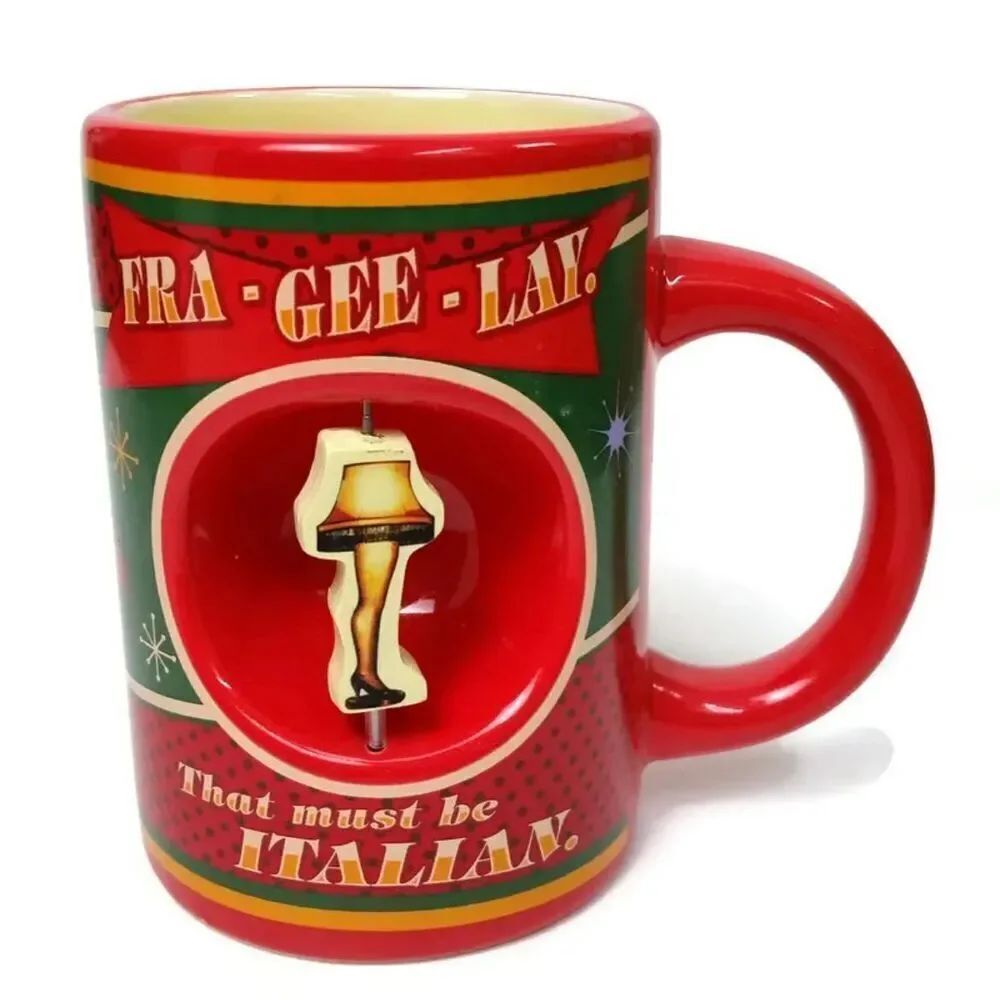 A Christmas Story Leg Lamp Coffee Mug IOB